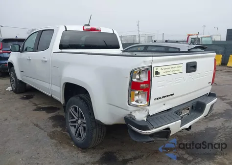 2021 Chevrolet Colorado 2Wd Long Box Wt z USA, uszkodzony, nr VIN 1GCGSBEN5M1258491